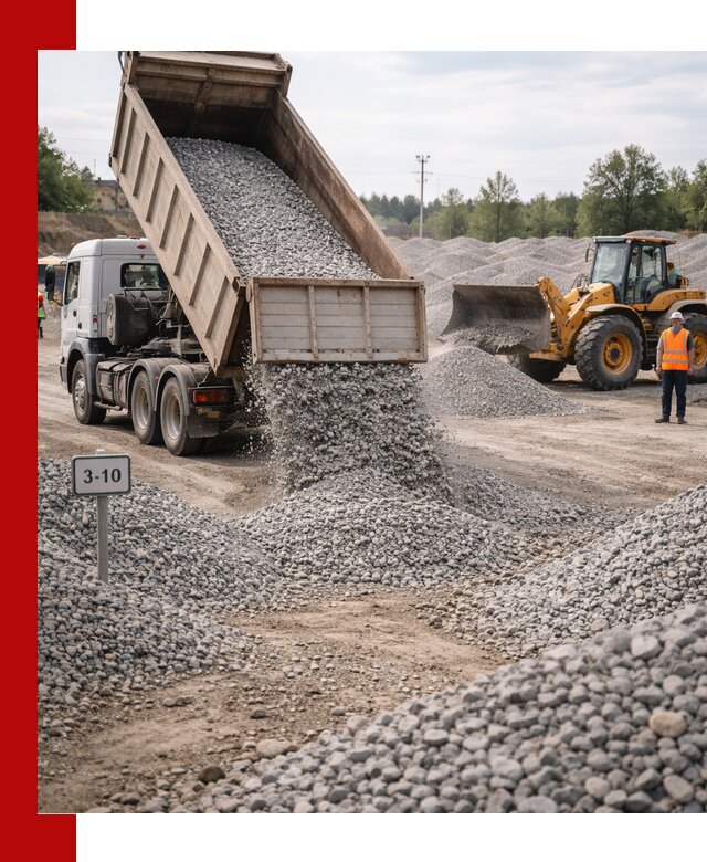 Гранитный щебень фракции 3–10: доставка и продажа в Губкине