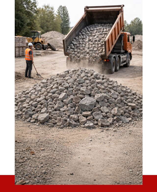 Гранитный щебень фракция 70-150 в Губкине от 1676 | ПРОНЕРУДГбк