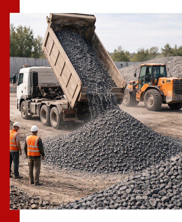Доставка и продажа щебня габбро-диабаза в Губкине