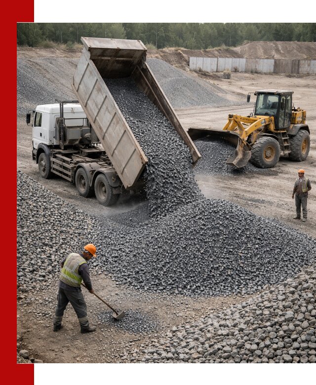 Щебень габбро-диабаз фр. 5-20 с доставкой в Губкине