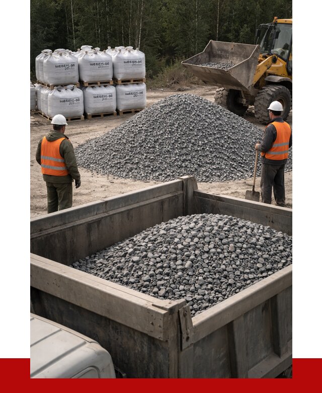 Щебень габбро диабаз 20-40 в Губкине от 3454 руб. | ПРОНЕРУДГбк