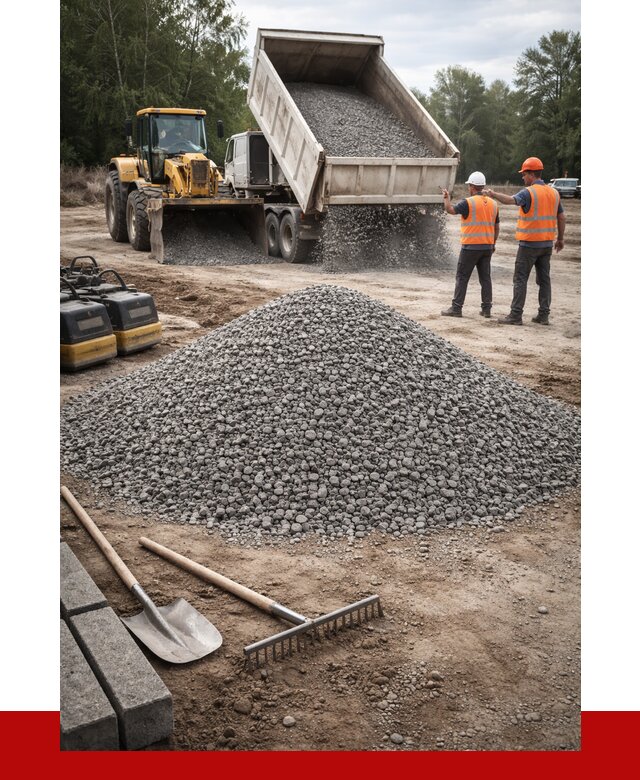 Гравийный щебень купить в Губкине от 2235 р. ПРОНЕРУДГбк