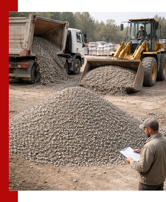 Гравийный щебень фракция 5–10 с доставкой в Губкине