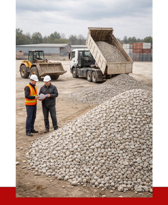 Известняковый щебень в Губкине от 1422 р. доставка | ПРОНЕРУДГбк