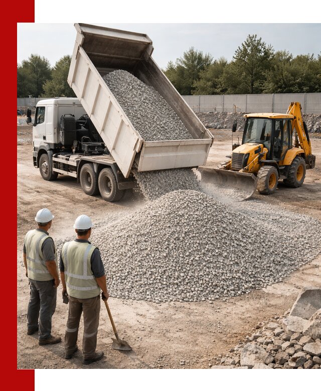 Купить известняковый щебень фракции 5–10 мм с доставкой в Губкине