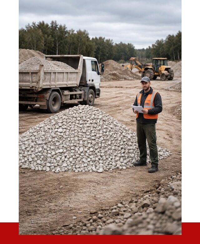 Доломитовый щебень в Губкине купить от 2235 р., ПРОНЕРУДГбк