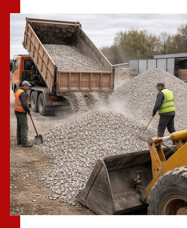 Доломитовый щебень фракции 5-20 с доставкой в Губкине