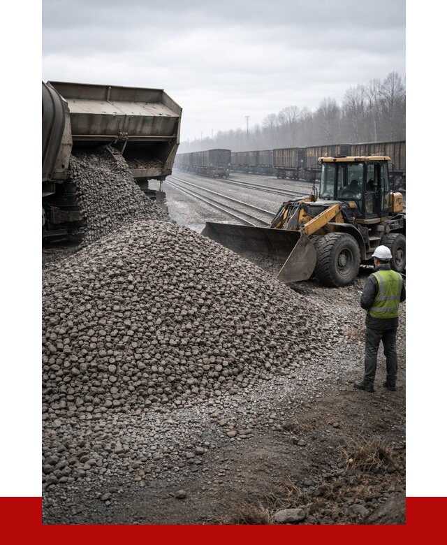 Купить железнодорожный щебень в Губкине от 2844 р. | ПРОНЕРУДГбк