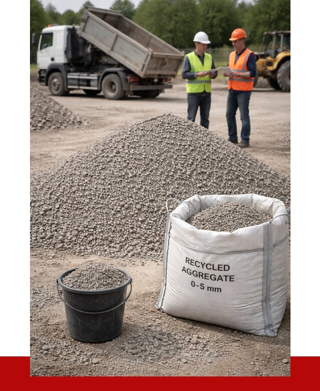 Вторичный щебень фракция 0-5 в Губкине от 1625 р. ПРОНЕРУДГбк