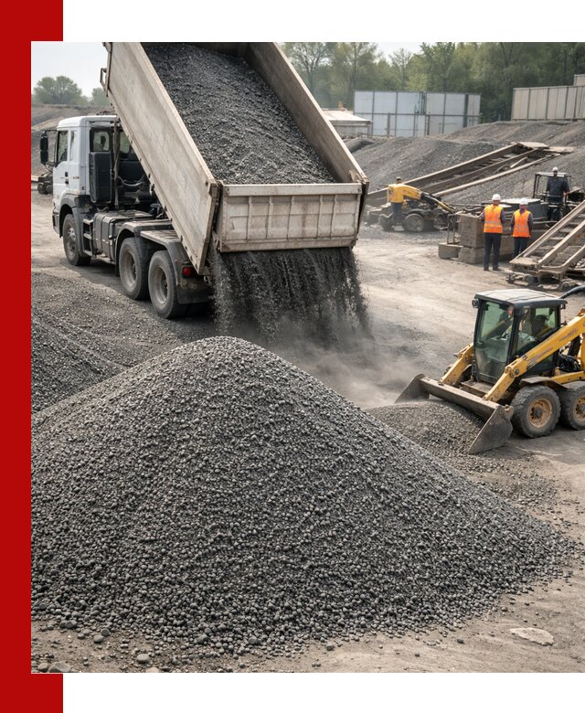 Вторичный щебень фракция 0–5 с доставкой в Губкине