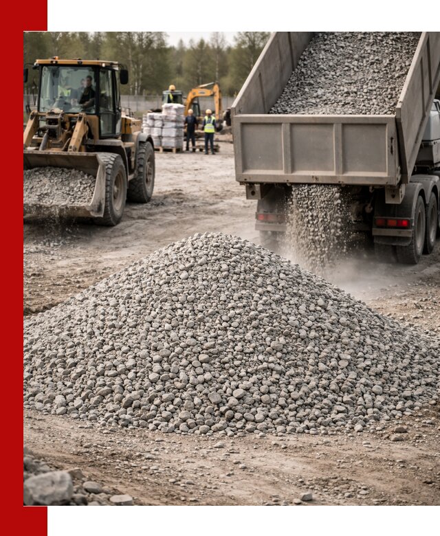 Вторичный щебень фракции 5-20 в Губкине — доставка и продажа крупнотоннажно