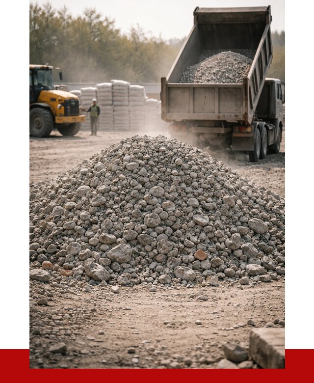Вторичный щебень фракция 70-150 в Губкине от 1422 р. | ПРОНЕРУДГбк