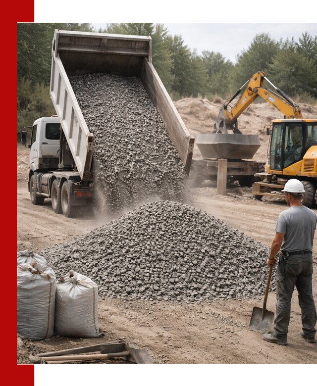 Доставка и продажа бетонного щебня в Губкине