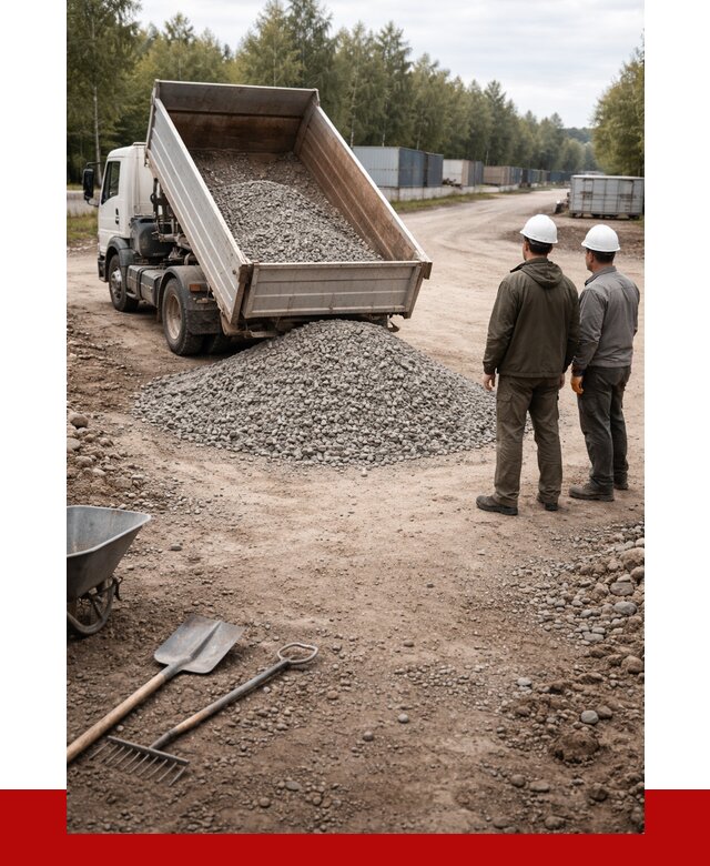 Бетонный щебень фракция 5-20 в Губкине от 3251 р., ПРОНЕРУДГбк