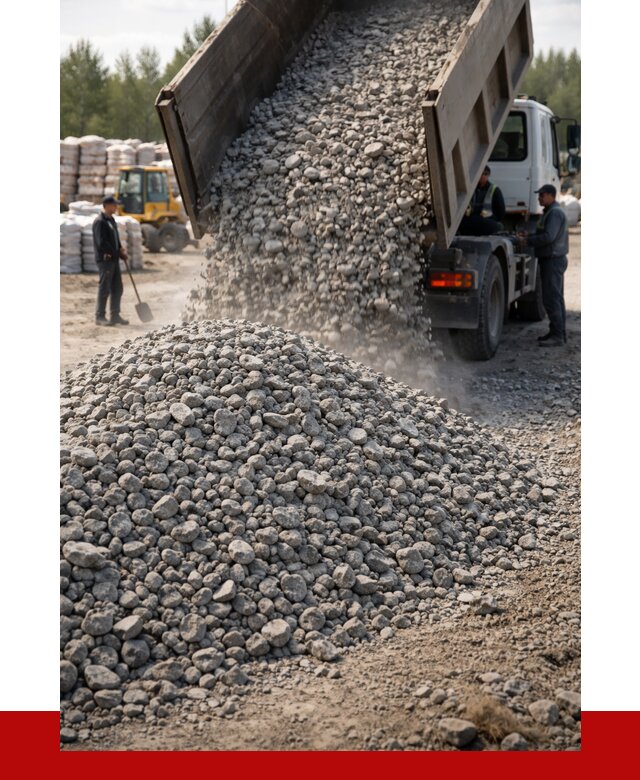 Бетонный щебень фракция 40-70 в Губкине от 1828 р. ПРОНЕРУДГбк