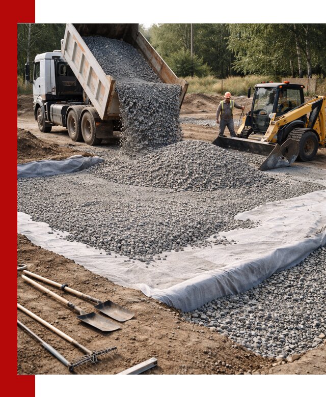 Щебень для фундамента с доставкой в Губкине