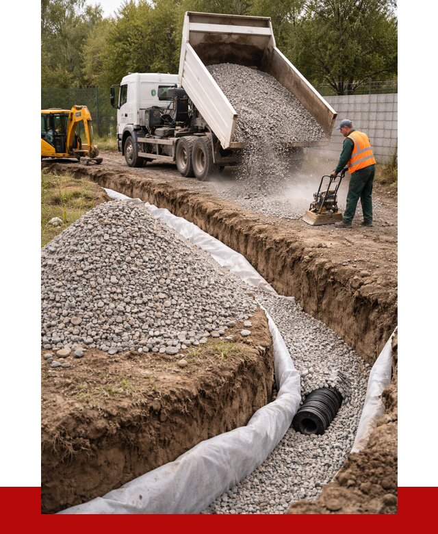 Щебень для дренажа в Губкине от 1879 р., ПРОНЕРУДГбк доставка