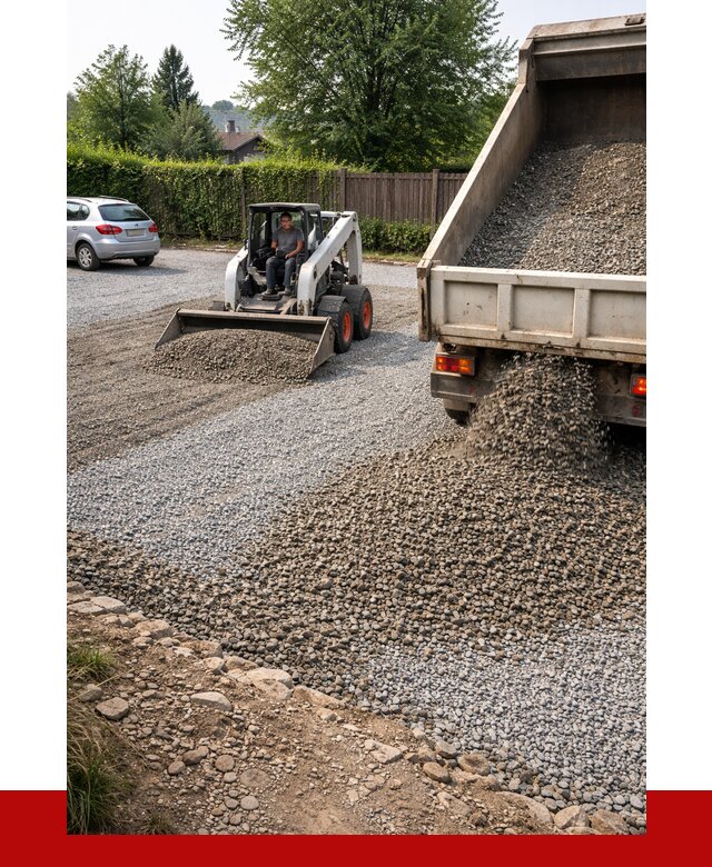 Щебень для парковки в Губкине с доставкой от 1219 р.| ПРОНЕРУДГбк