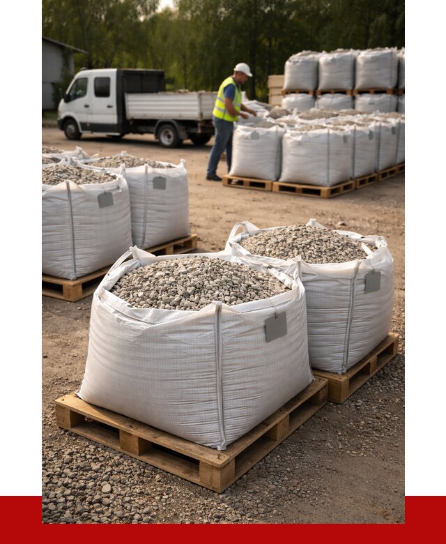 Щебень в мешках с доставкой в Губкине от 4266 р. | ПРОНЕРУДГбк