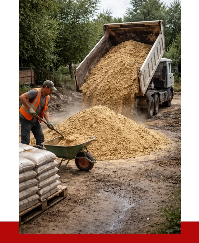 Купить песок с доставкой в Губкине от 1828 р. | ПРОНЕРУДГбк