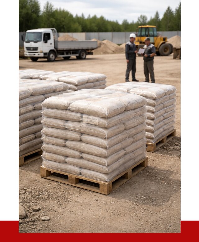 Карьерный песок в мешках в Губкине от 1219 р. - ПРОНЕРУДГбк