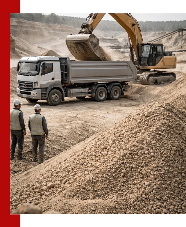 Карьерный крупнозернистый песок с доставкой в Губкине