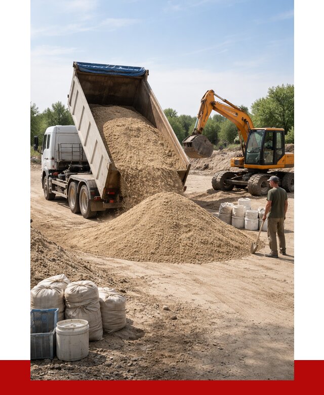 Купить речной песок в Губкине от 1219 р. за куб | ПРОНЕРУДГбк