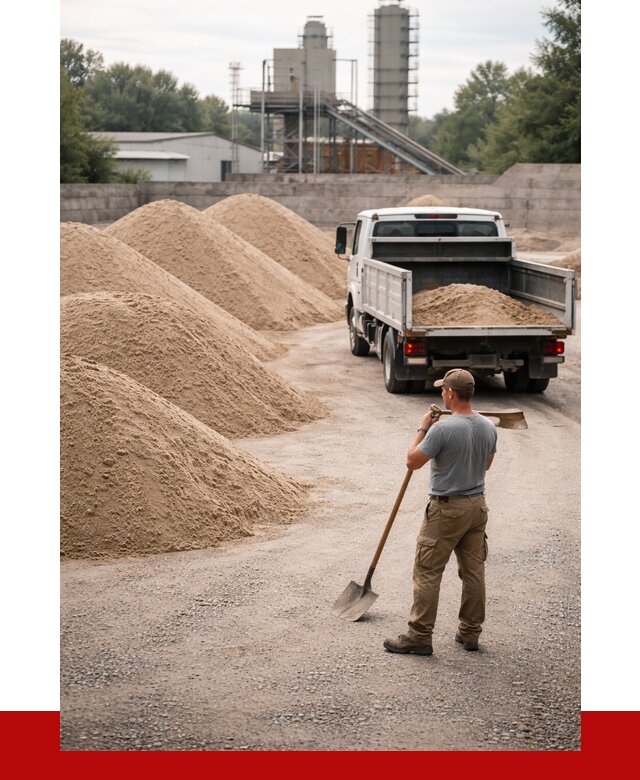Мытый песок в Губкине от 1270 р. с доставкой ПРОНЕРУДГбк
