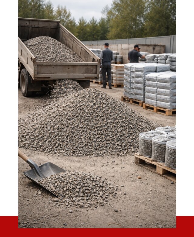 Гравий фракция 5-20 в Губкине купить от 2336 р. ПРОНЕРУДГбк