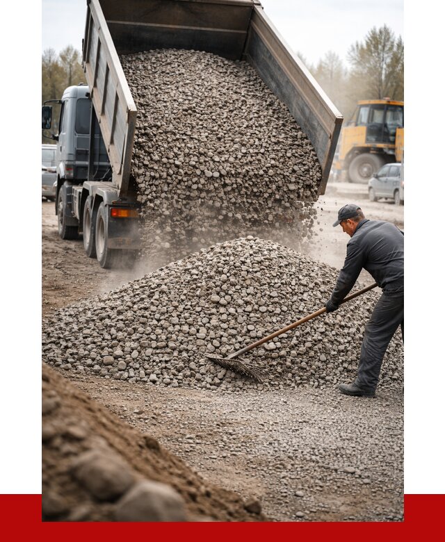 Гравий фракция 20-40 в Губкине от 2540 р. доставка | ПРОНЕРУДГбк