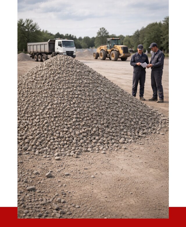 Купить гравий фракция 40-70 в Губкине от 1219 р. | ПРОНЕРУДГбк