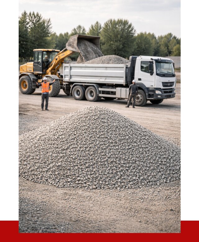 Купить мытый гравий в Губкине от 3555 р, доставка ПРОНЕРУДГбк