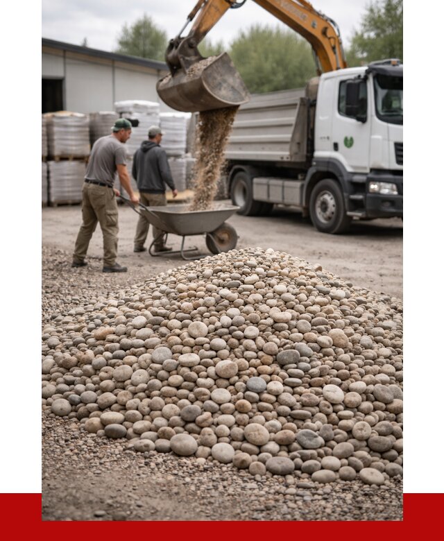 Галька декоративная в Губкине от 3251 р. за куб | ПРОНЕРУДГбк