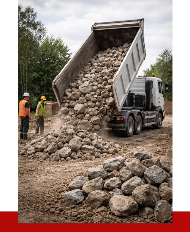 Купить булыжник в Губкине с доставкой от 4571 р. за куб | ПРОНЕРУДГбк