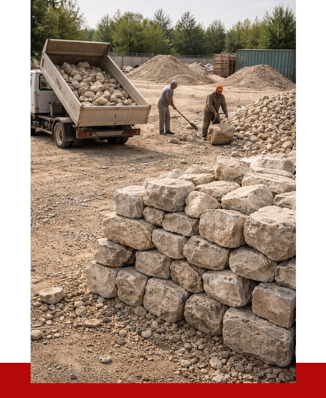 Бутовый камень известняковый в Губкине от 4266 р. | ПРОНЕРУДГбк