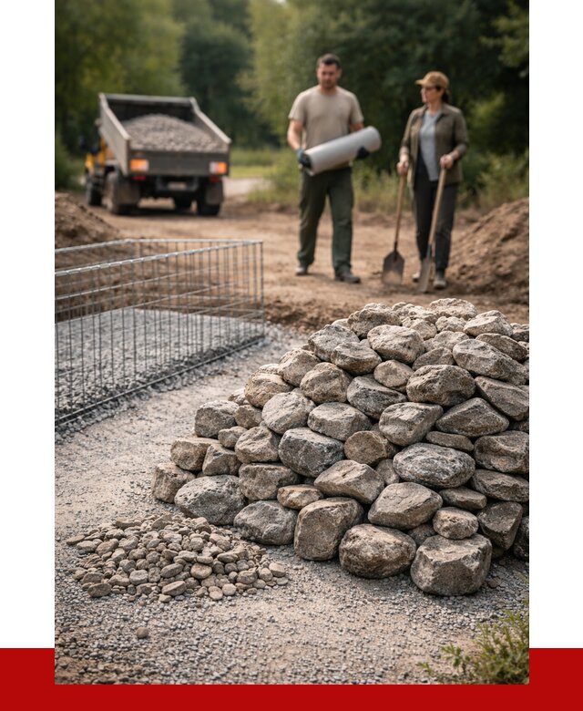 Камень для габионов фракция 100-200 в Губкине от 4876 р. | ПРОНЕРУДГбк