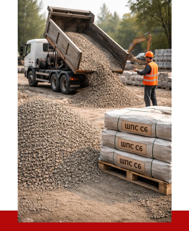 ЩПС С6 в Губкине с доставкой от 2235 р. за куб | ПРОНЕРУДГбк