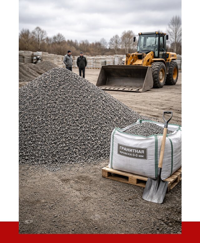 Купить гранитную крошку в Губкине от 4876 р. с доставкой | ПРОНЕРУДГбк
