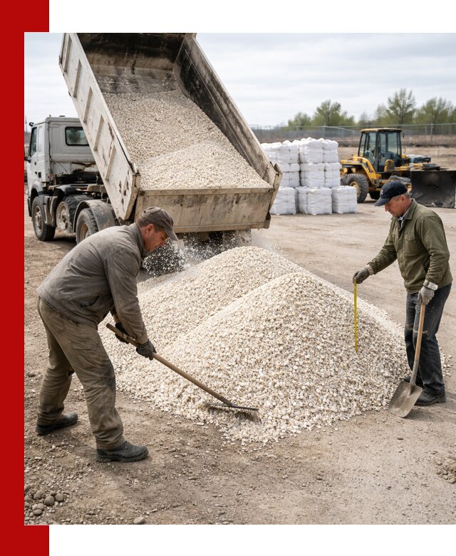 Мраморная крошка с доставкой и разгрузкой в Губкине