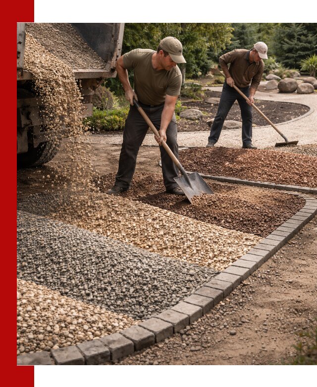 Декоративная крошка для ландшафта в Губкине — продажа и доставка