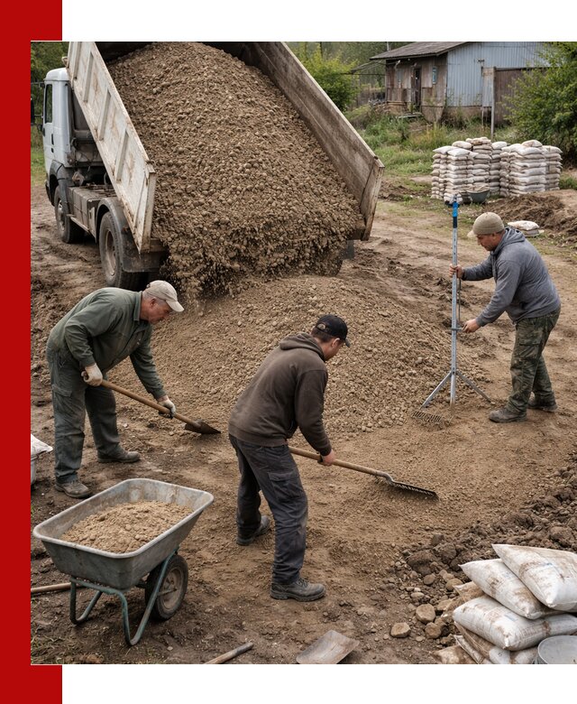 Керамзитовый песок с доставкой в Губкине оптом и в розницу