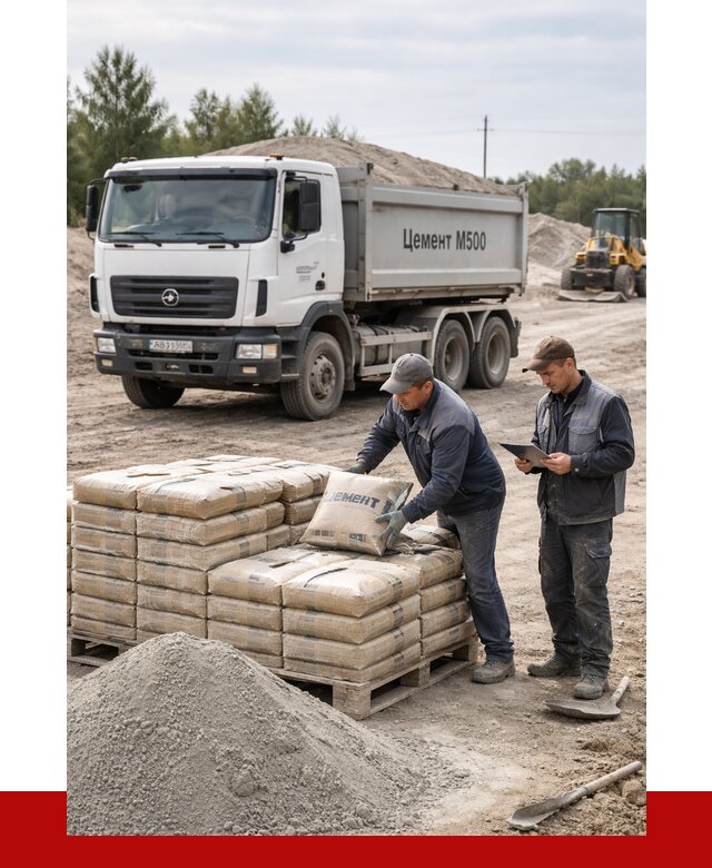 Купить цемент м500 с доставкой в Губкине от 5282 р. | ПРОНЕРУДГбк