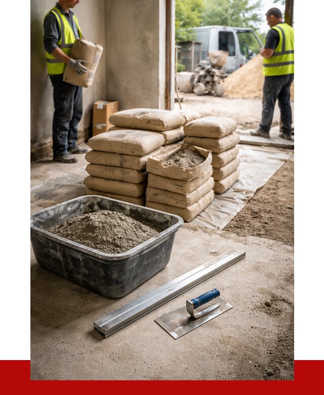 Купить сухую смесь для стяжки в Губкине от 4571 р. | ПРОНЕРУДГбк