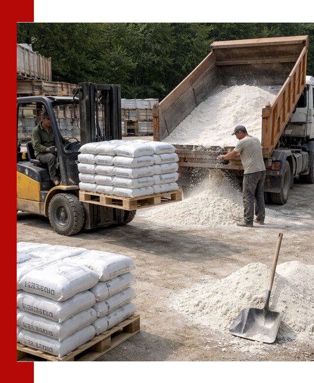 Доставка строительной извести оптом и в розницу в Губкине