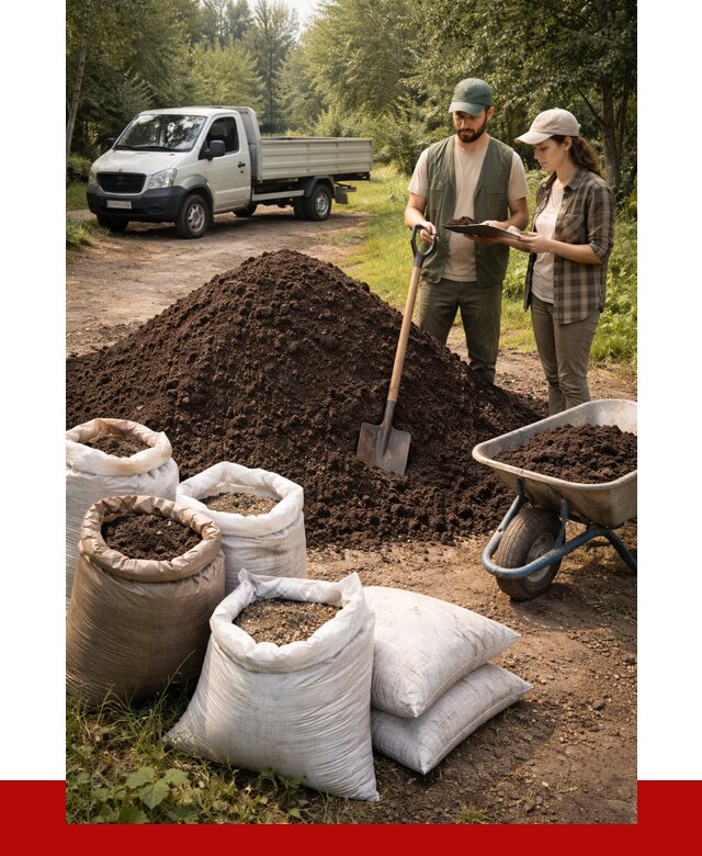 Купить грунт с доставкой в Губкине от 4571 р. за м3 | ПРОНЕРУДГбк