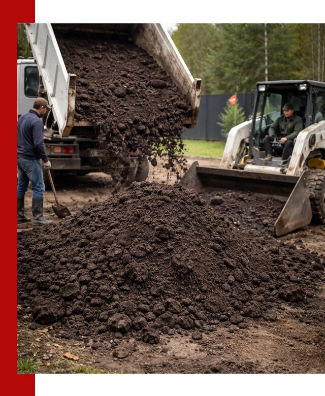 Плодородный грунт с доставкой в Губкине для садов и огородов