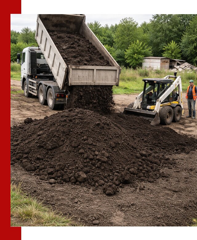Поставка плодородной земли с доставкой самосвалом в Губкине