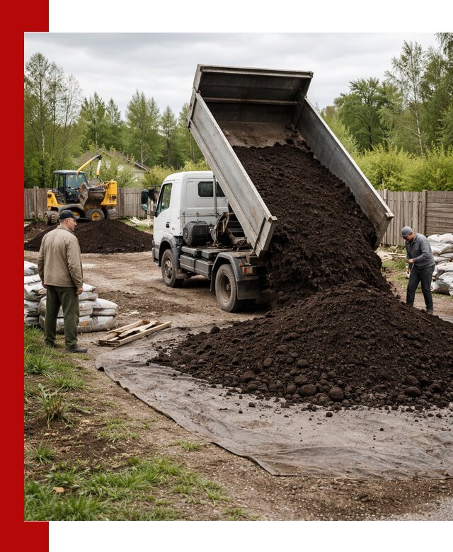 Доставка качественного почвогрунта в Губкине оптом и в розницу