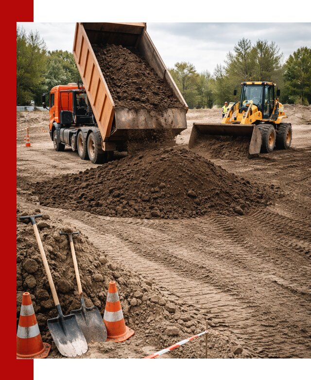Поставка и доставка планировочного грунта в Губкине