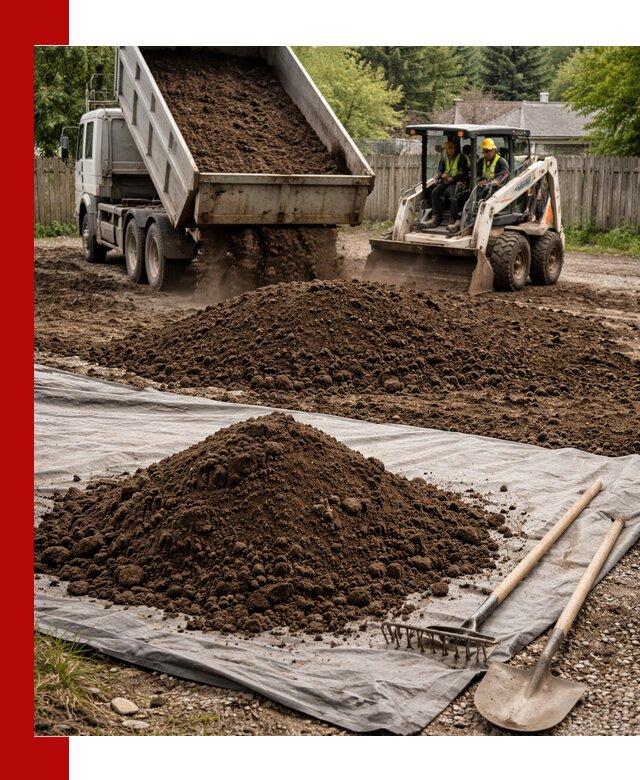 Грунт для отсыпки участка с доставкой в Губкине